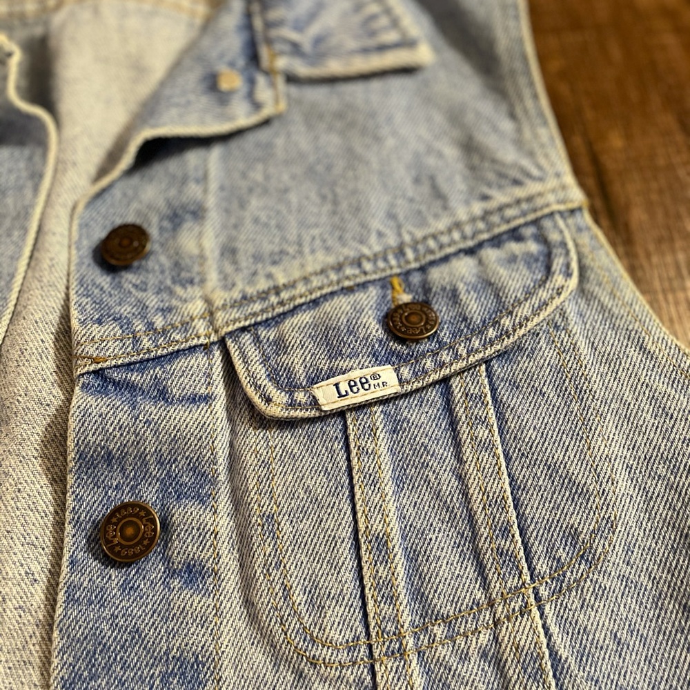 Jean jacket vest